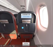 Air India ATR 72-600 seat maps 360 panorama view