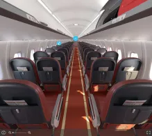 Air India ATR 72-600 seat maps 360 panorama view