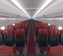 AirAsia Airbus A320neo seat maps 360 panorama view