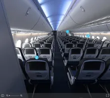 United Boeing 787-9 V.2 seat maps 360 panorama view