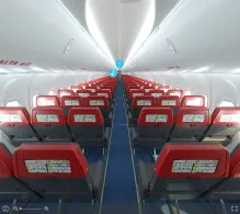 Malta Air Boeing 737-800 seat maps 360 panorama view