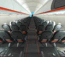 easyJet UK Airbus A320neo seat maps 360 panorama view