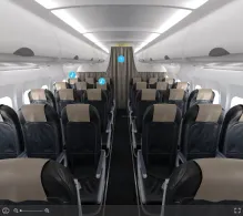 Swiss Airbus A320-200 V.1 seat maps 360 panorama view