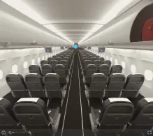 Swiss Airbus A320-200 V.1 seat maps 360 panorama view