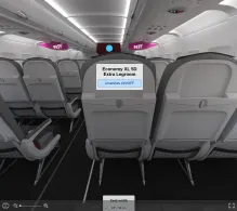 Eurowings Airbus A319-100 V.2 seat maps 360 panorama view