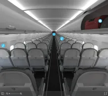 Eurowings Airbus A319-100 V.2 seat maps 360 panorama view