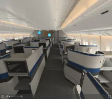 United Boeing 767-300ER V.1 seat maps 360 panorama view