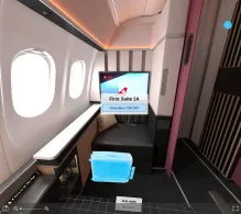 Swiss Airbus A330-300 Senses seat maps 360 panorama view