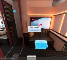 Swiss Airbus A330-300 Senses seat maps 360 panorama view