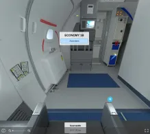 Buzz Boeing 737-800 seat maps 360 panorama view