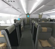 Asiana Airlines Airbus A380-800 old seat maps 360 panorama view