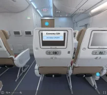 Asiana Airlines Airbus A380-800 old seat maps 360 panorama view