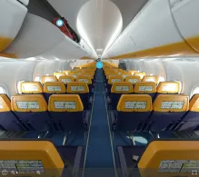 Ryanair UK Boeing 737 MAX 8-200 seat maps 360 panorama view