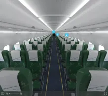 Spring Airlines Airbus A320-200 V.1 seat maps 360 panorama view