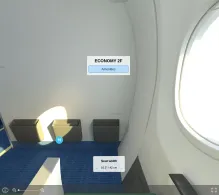 Transavia France Boeing 737-800 seat maps 360 panorama view
