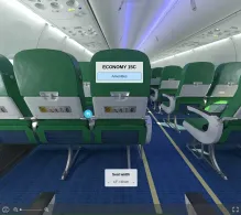 Transavia France Boeing 737-800 seat maps 360 panorama view