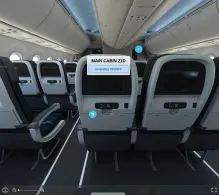 American Airlines Boeing 787-9 V.1 seat maps 360 panorama view