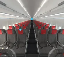 Air Arabia Airbus A320neo seat maps 360 panorama view