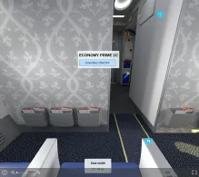 Air India Express Boeing 737-800 V.1 seat maps 360 panorama view