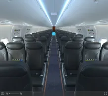 SkyUp MT Boeing 737-800 seat maps 360 panorama view