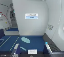 Ryanair Boeing 737-800 seat maps 360 panorama view