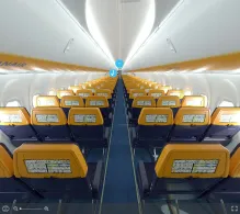 Ryanair Boeing 737-800 seat maps 360 panorama view