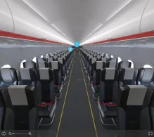 Pegasus Airlines Airbus A320neo seat maps 360 panorama view