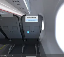 Pegasus Airlines Airbus A320neo seat maps 360 panorama view