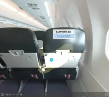 Air France Airbus A319-100 V.2 seat maps 360 panorama view