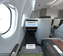 TAP Air Portugal Airbus A330-200 seat maps 360 panorama view
