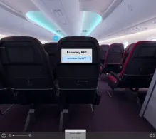 Virgin Atlantic Boeing 787-9 seat maps 360 panorama view