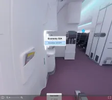 Virgin Atlantic Boeing 787-9 seat maps 360 panorama view