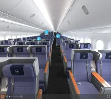 Lufthansa Boeing 787-9 Allegris seat maps 360 panorama view
