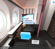 Swiss Airbus A350-900 Senses seat maps 360 panorama view