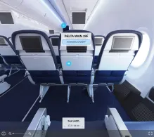 Delta Boeing 737-900 ER V.1 seat maps 360 panorama view