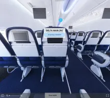 Delta Boeing 737-900 ER V.1 seat maps 360 panorama view