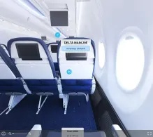 Delta Boeing 737-900 ER V.1 seat maps 360 panorama view