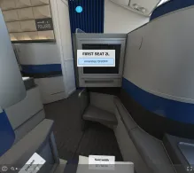 United Boeing 777-200ER V.1 seat maps 360 panorama view