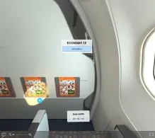 easyJet Europe Airbus A319-100 seat maps 360 panorama view