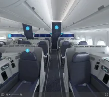 Air Caraibes Airbus A350-900 seat maps 360 panorama view