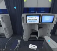 Air Caraibes Airbus A350-900 seat maps 360 panorama view