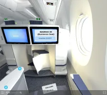 Air Caraibes Airbus A350-900 seat maps 360 panorama view