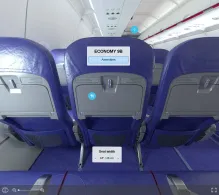 Wizz Air Airbus A321-200 seat maps 360 panorama view