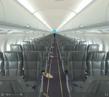 Ryanair Airbus A320-200 seat maps 360 panorama view