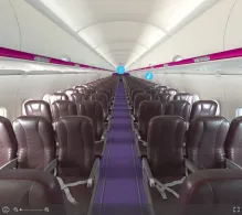 Wizz Air Airbus A320-200 V.1 seat maps 360 panorama view