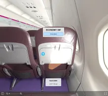 Wizz Air Airbus A320-200 V.1 seat maps 360 panorama view