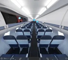 SkyWest Airlines Bombardier CRJ900 V.2 DL seat maps 360 panorama view