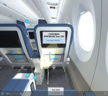 Air Caraibes Atlantique Airbus A350-1000 seat maps 360 panorama view