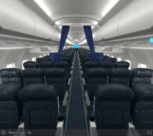 Iberojet Airbus A320-200 seat maps 360 panorama view