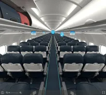 Iberojet Airbus A320-200 seat maps 360 panorama view